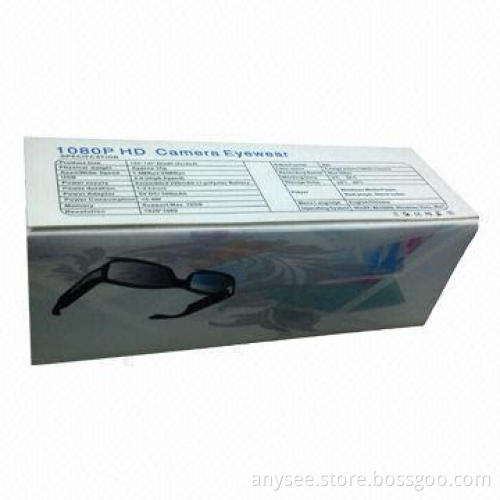 Pin-hole Hidden Mini Camera Camcorder Glasses, OEM and ODM Services Welcomed